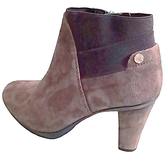 Ladies Geox‎ Respira Size Eu38 Brown Suede Ankle Boots - Picture 2 of 11
